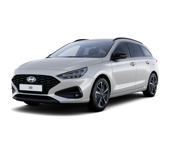 Nová i30 Kombi - Smart - 1,5i Benzín 71 kW 6st. manuální - Černý - Shimmering Silver Metallic