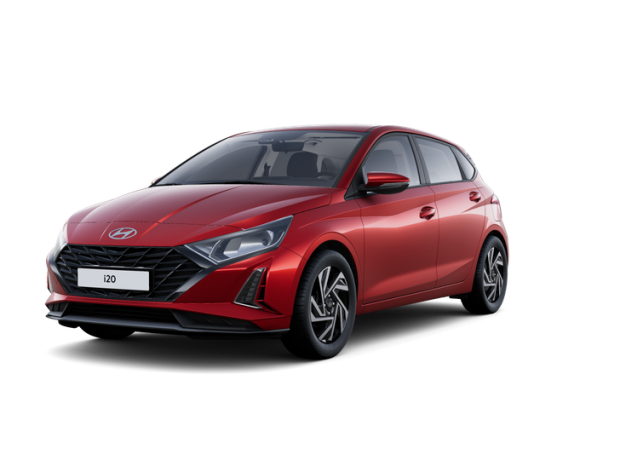 Nová i20 - Smart - 1,2i Benzín 58 kW 5st. manuální - Černý - Dragon Red Pearl