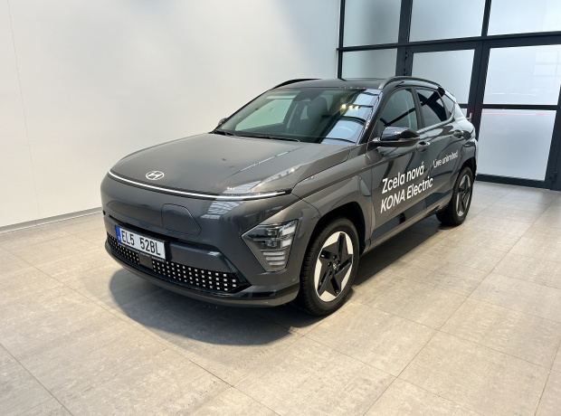 Nová KONA Electric - Czech edition - POWER 65,4 kWh Elektřina 160 kW 1st. redukční - Černý - Ecotronic Gray Pearl TT