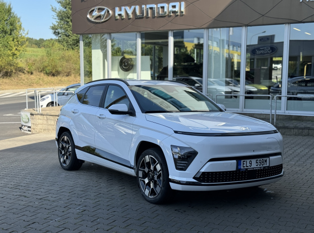 KONA Electric 2023 - STYLE PREMIUM - 160 kW / 2WD / 65,4 kWh - Černý - Atlas White Solid