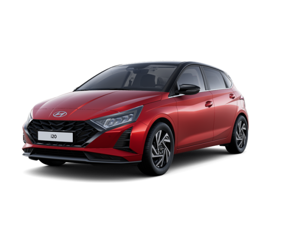 i20-2023 - STYLE - 1,0 T-GDI 74 kW 6st. manuální - Černý - Dragon Red Pearl/ Black