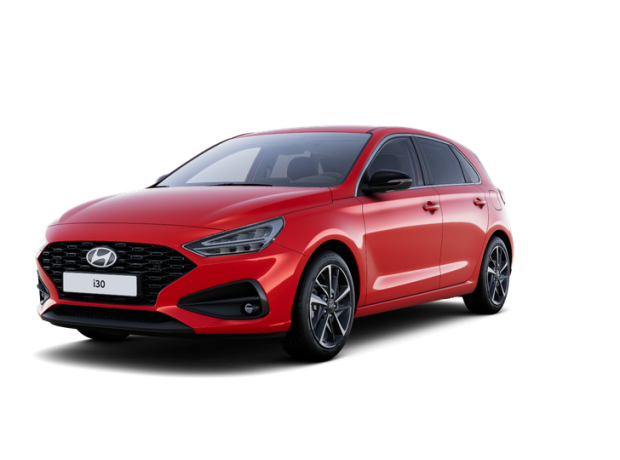 Nová i30 Hatchback - SMART - 1,5i 70 kW MT - Černý - Engine Red Solid