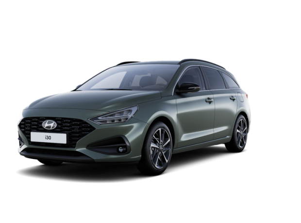 Nová i30 Kombi - STYLE - 1,5 T-GDI MHEV 103 kW DCT - Černý - Cypress green Pearl